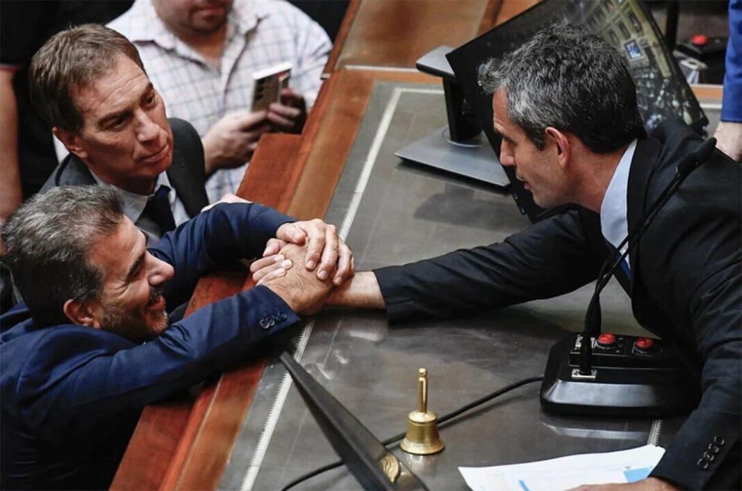 El titular de la Cámara de Diputados, Martín Menem, afirmó que un objetivo principal del oficialismo es la alianza electoral con el PRO en la provincia.
