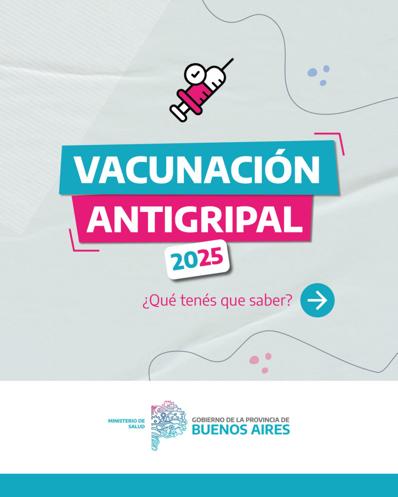 El Ministerio de Salud de la provincia de Buenos Aires da inicio a la campaña de vacunación antigripal 2025 con los adultos mayores.