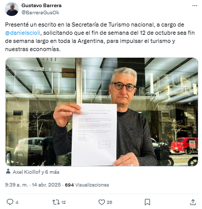 La senadora, Ayelén Durán, presentó un proyecto para solicitar el traslado del feriado del 12 de octubre y fomentar el turismo bonaerense.