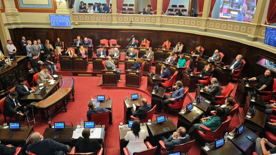 El Senado bonaerense este martes tuvo su sesión especial en la que le dio media sanción a la suspensión de las PASO. Solo hubo una abstención.