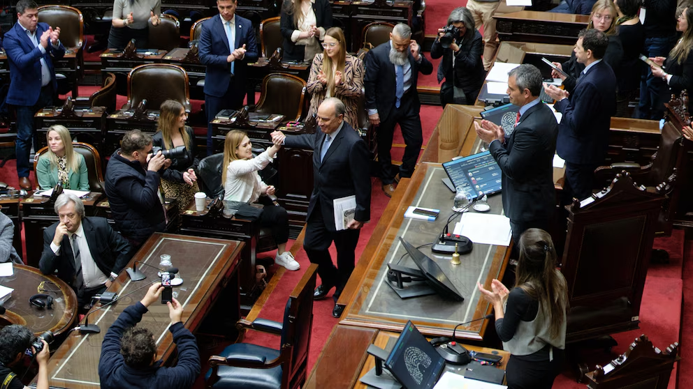El jefe de Gabinete, Guillermo Francos, expusó el segundo informe de gestión en la Cámara de Diputados.