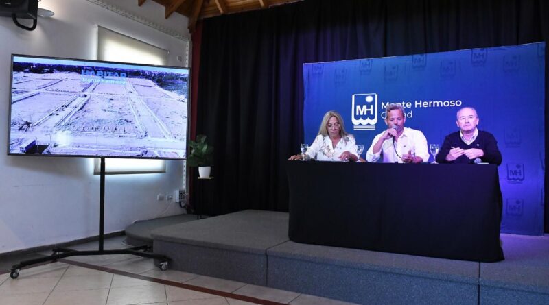 La Municipalidad de Monte Hermoso, a cargo de Hernán Arranz, inició el programa de acceso a lotes para viviendas únicas.
