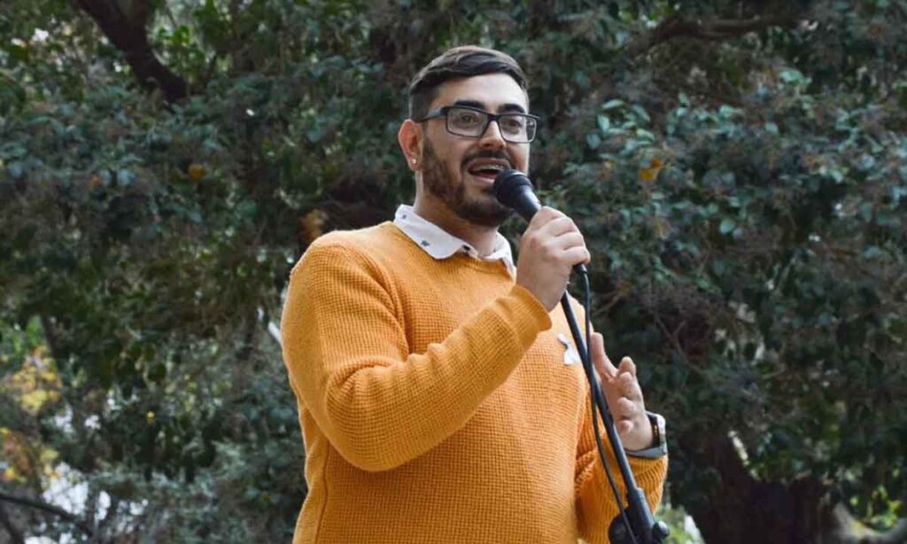 El intendente de Saavedra, Matías Nebot.