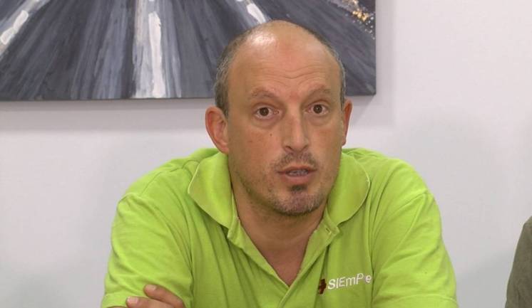 El titular de la Asociación de Trabajadores Municipales de la Salud, Nicolás Muñoz Cruzado.