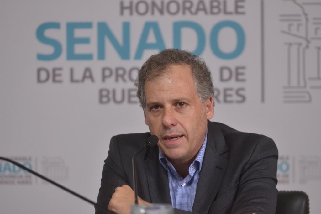 El autor del proyecto del Portal Diálogo Legislativo, Juan Manuel Rico Zini. Su proyecto avanzó en el Senado bonaerense.