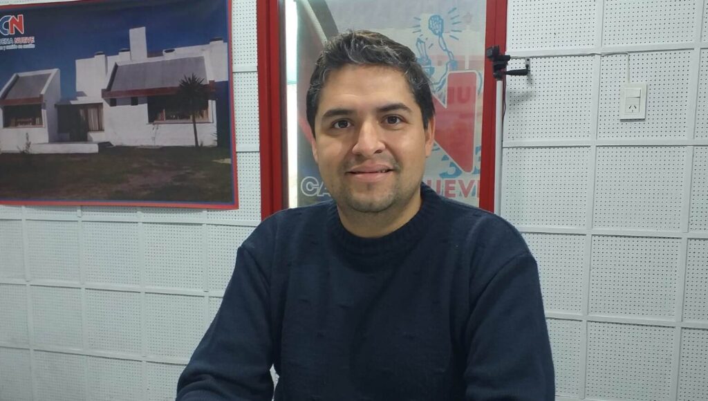 El concejal de la UCR en 9 de Julio, Nacho Palacios