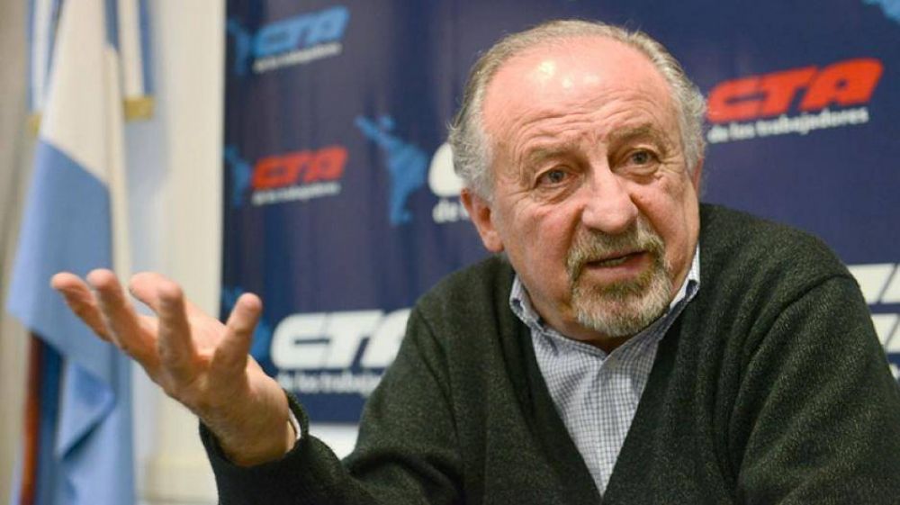 El secretario general de la CTA de los Trabajadores, Hugo Yasky, cuestionó el DNU de Milei.