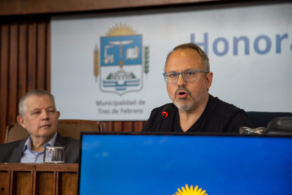 El intendente de Tres de Febrero, el libertario Diego Valenzuela, uno de los afectados por las reelecciones indefinidas.