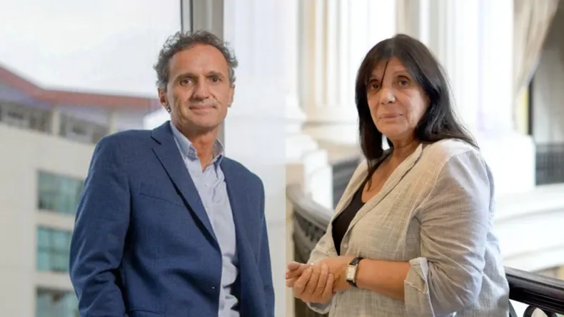 Los dirigentes del peronismo bonaerense, Gabriel Katopodis y Teresa García pusieron paños fríos a la interna de UxP: "No se trata de cambiar nombres".