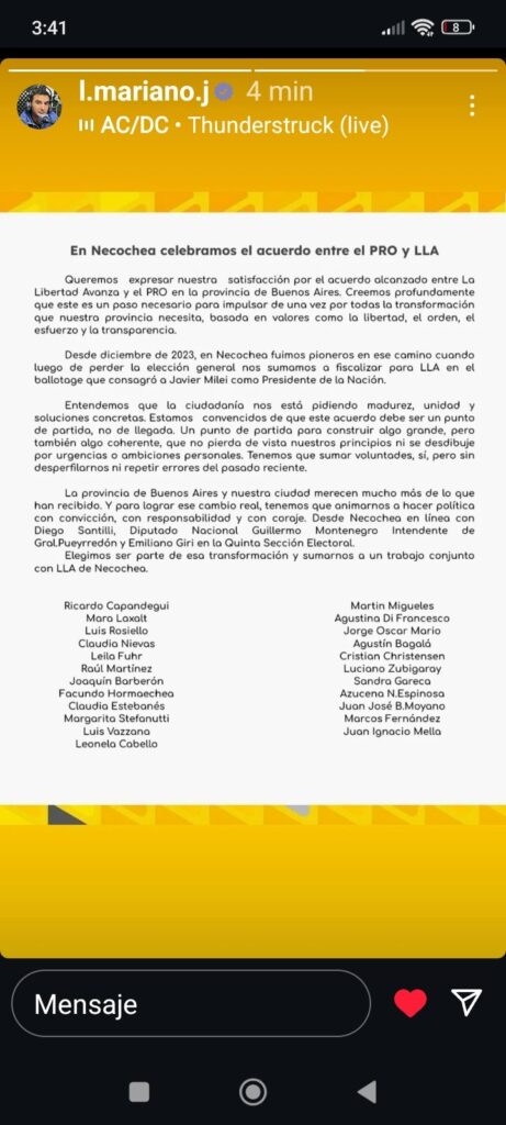 En Necochea, el PRO se encaprichó con una alianza con La Libertad Avanza.