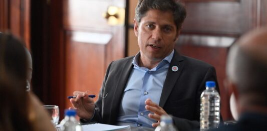 El gobernador Axel Kicillof recibió a nueve intendentes que integran el espacio MDF para hacer un repaso de la gestión y barajar los primeros nombres para el armado de listas.