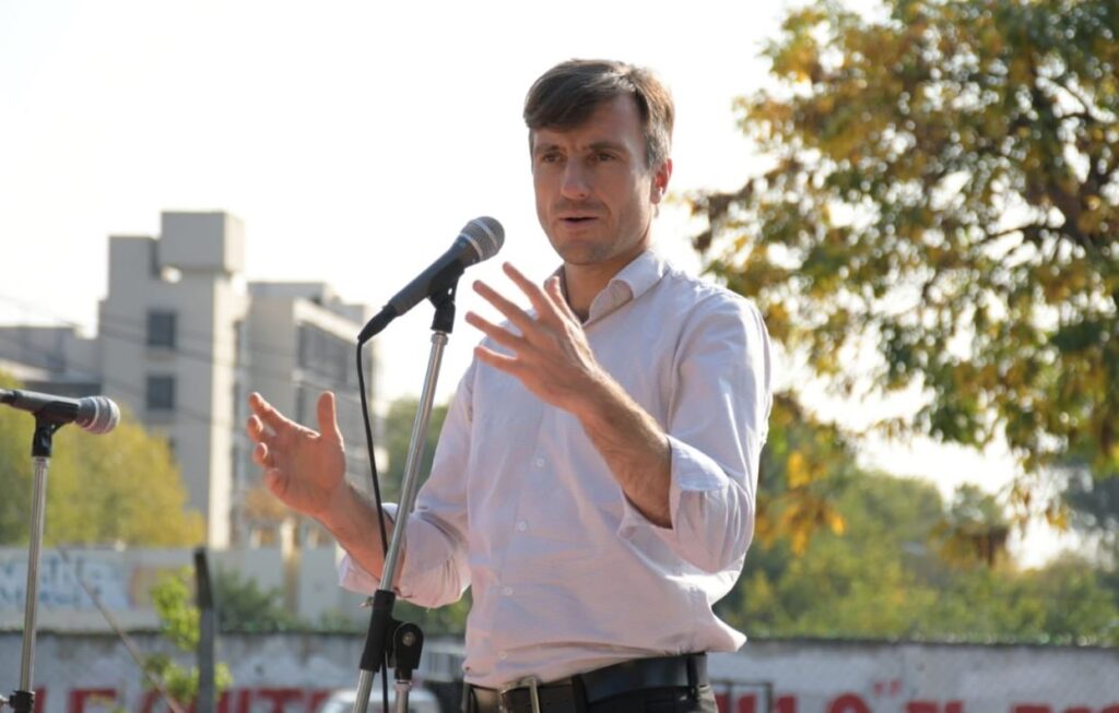 Lucas Ghi, intendente de Morón. 