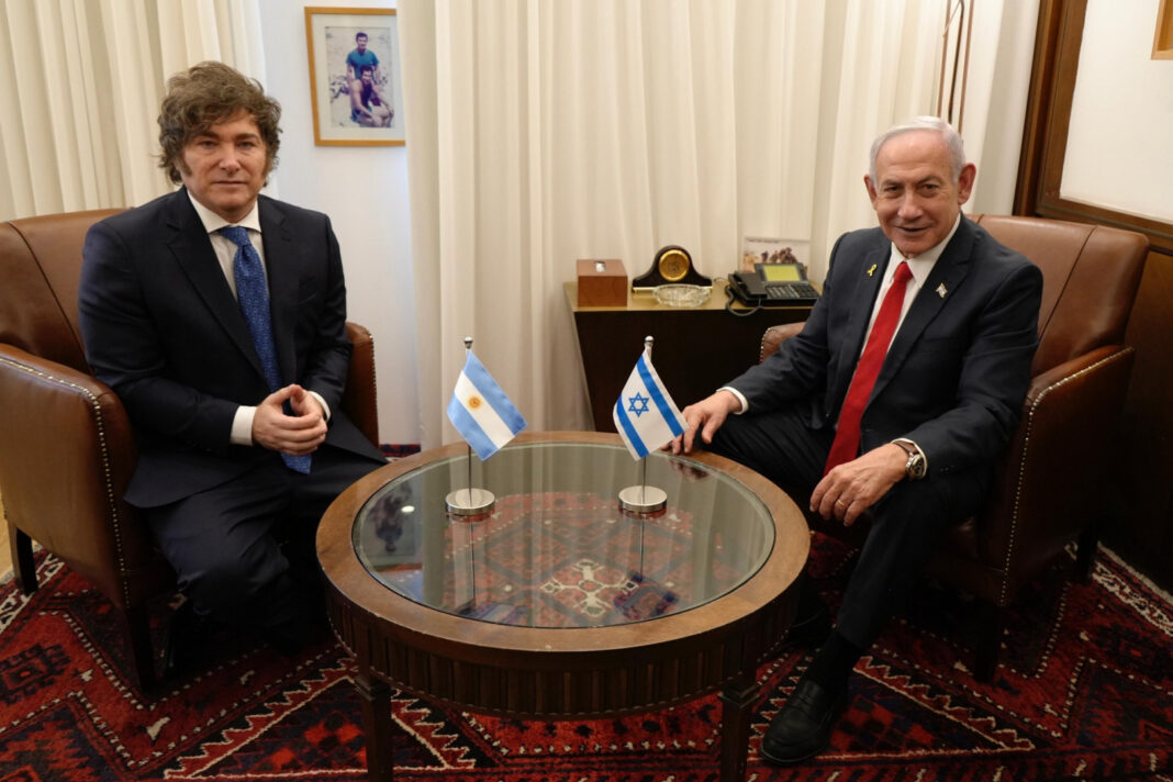 Milei le ratificó su apoyo a Netanyahu para 