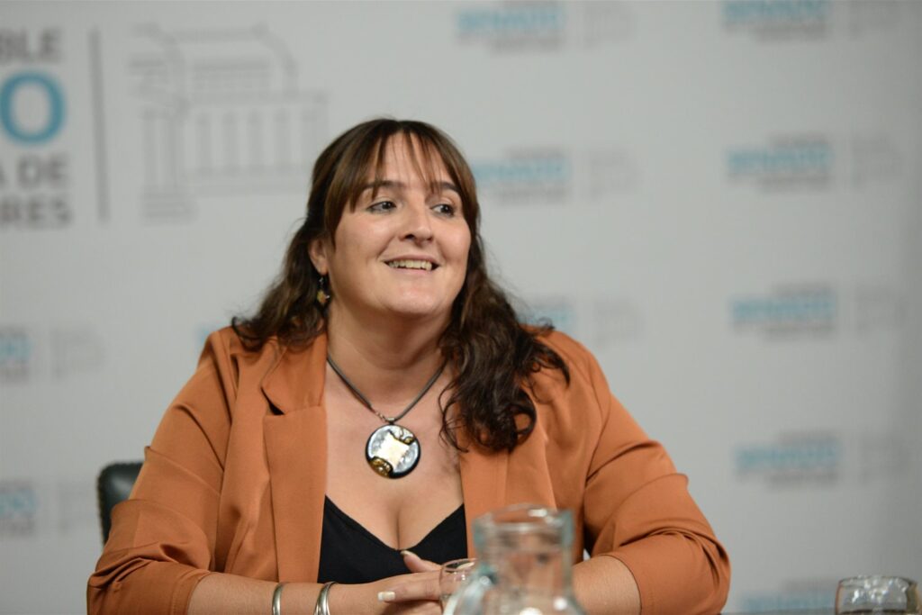 La senadora bonaerense de "Unión por la Patria", María Elena Defunchio.