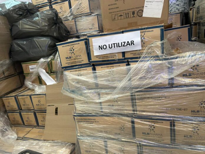 La imagen que utilizó la oposición, que fue cuestionada por el titular del Hospital de Olavarría.
