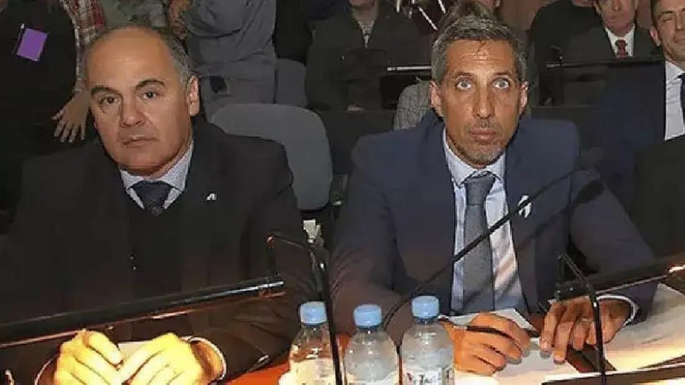 Los fiscales Sergio Mola y Diego Luciani. 
