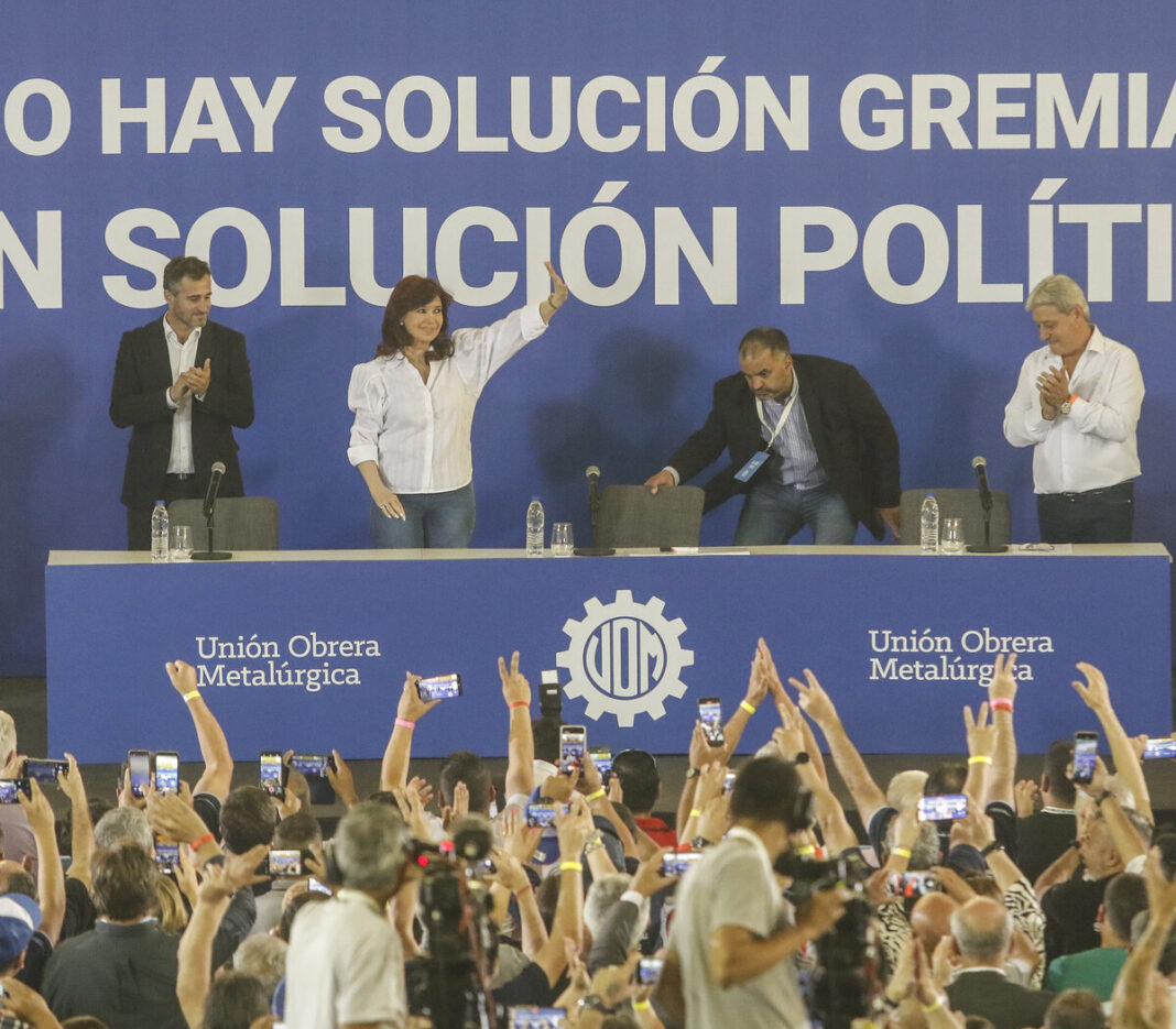El secretario general de la Unión Obrera Metalúrgica (UOM), Abel Furlán, salió a pedirle a la CGT un plan de lucha contra la “proscripción” de Cristina Kirchner.