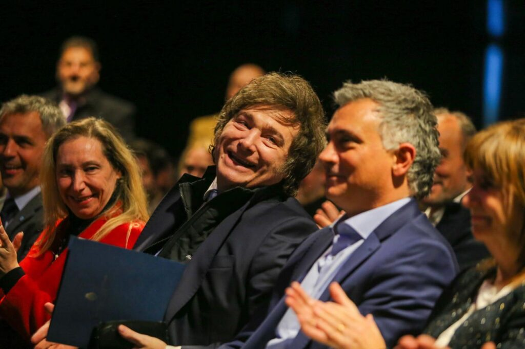 El presidente de la Nación, Javier Milei, encabezó el cierre del Congreso libertario que tuvo lugar en la ciudad de La Plata.