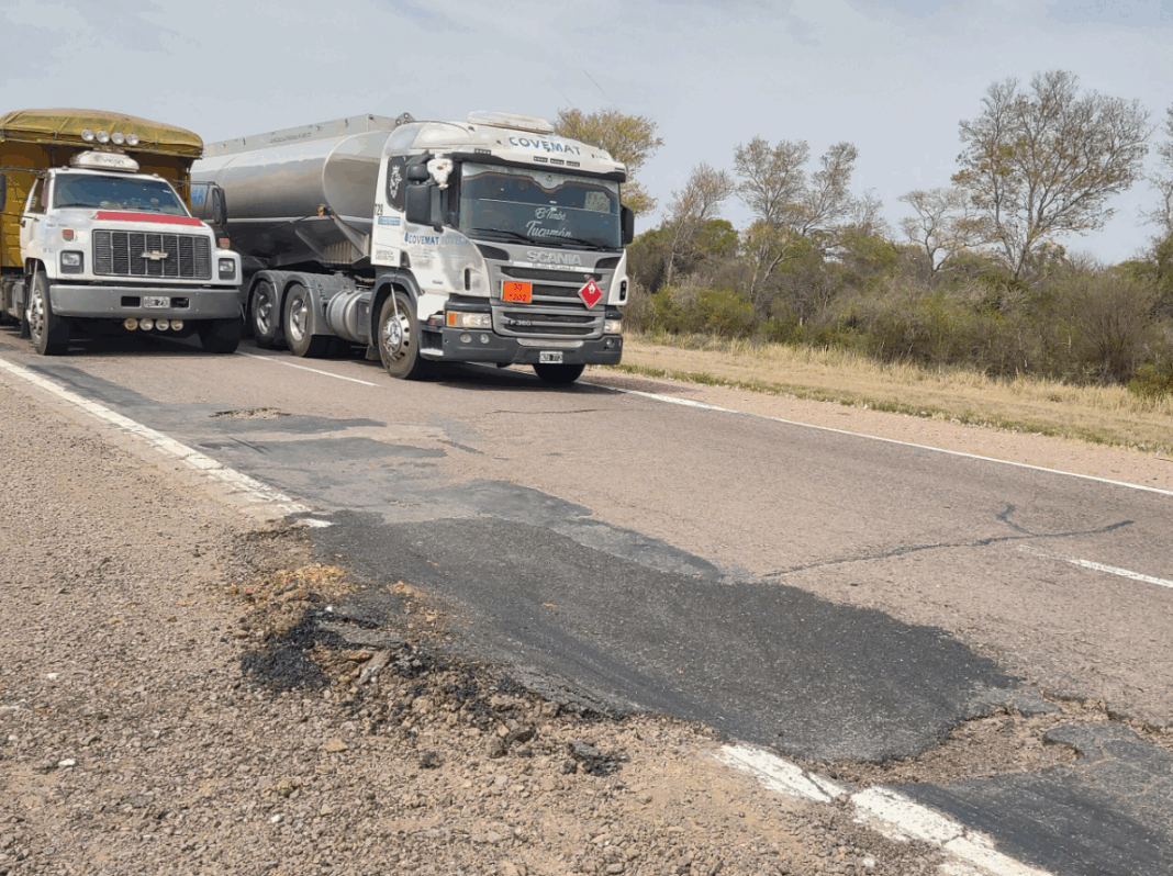 Transportistas advierten sobre la “emergencia nacional” que atraviesa la infraestructura del país y renovó su pedido para que se inicien obras viales.
