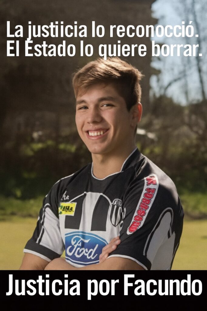 La familia de Facundo Saccoccia continúa exigiendo justicia por su asesinato.