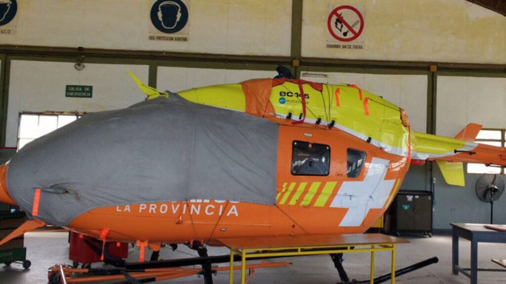 La denuncia de Pascual se enmarca en una serie de reclamos de todo el arco político por el abandono y desuso del helicóptero sanitario bonaerense.