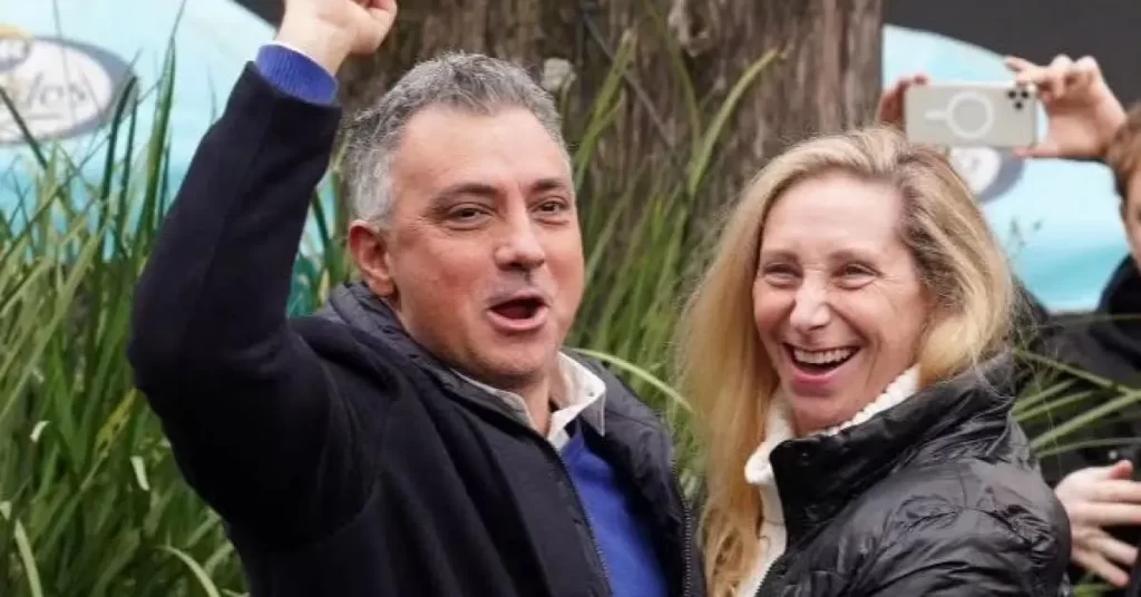 Sebastián Pareja y Karina Milei, los ganadores del armado de listas de La Libertad Avanza en las elecciones 2025.