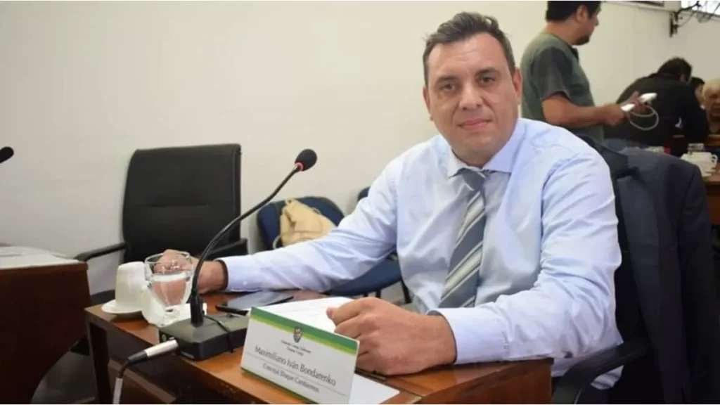 Maximiliano Bondarenko, el ex comisario de la Policía Bonaerense que busca representar a La Libertad Avanza en la Tercera sección electoral.