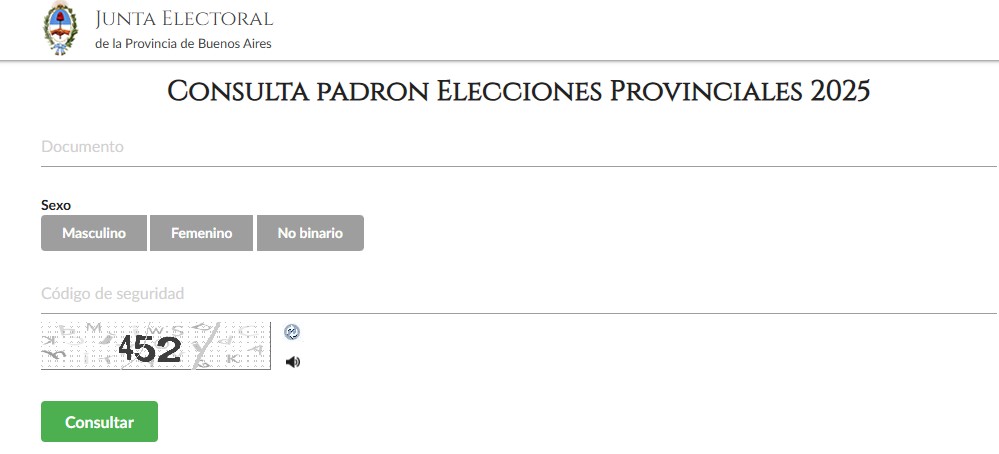 Padrón definitivo: la Junta Electoral bonaerense confirmó los lugares de votación para el 7 de septiembre.
