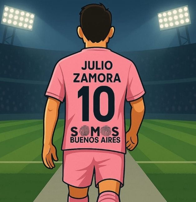 Julio Zamora compartió esta imagen en sus redes sociales.