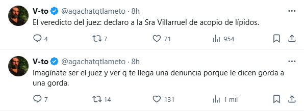Tras la denuncia de Villarruel, los twitteros de Casa Rosada salieron en masa a cruzarla.