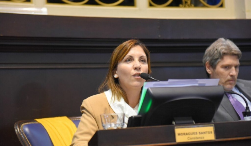 La diputada bonaerense del bloque "Unión y Libertad", Constanza Moragues Santos.