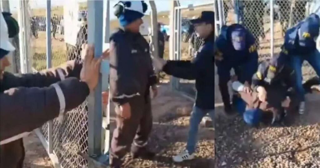 Previo a la conciliación obligatoria, desde el sindicato denunciaron represión policial durante la protesta de esta mañana.