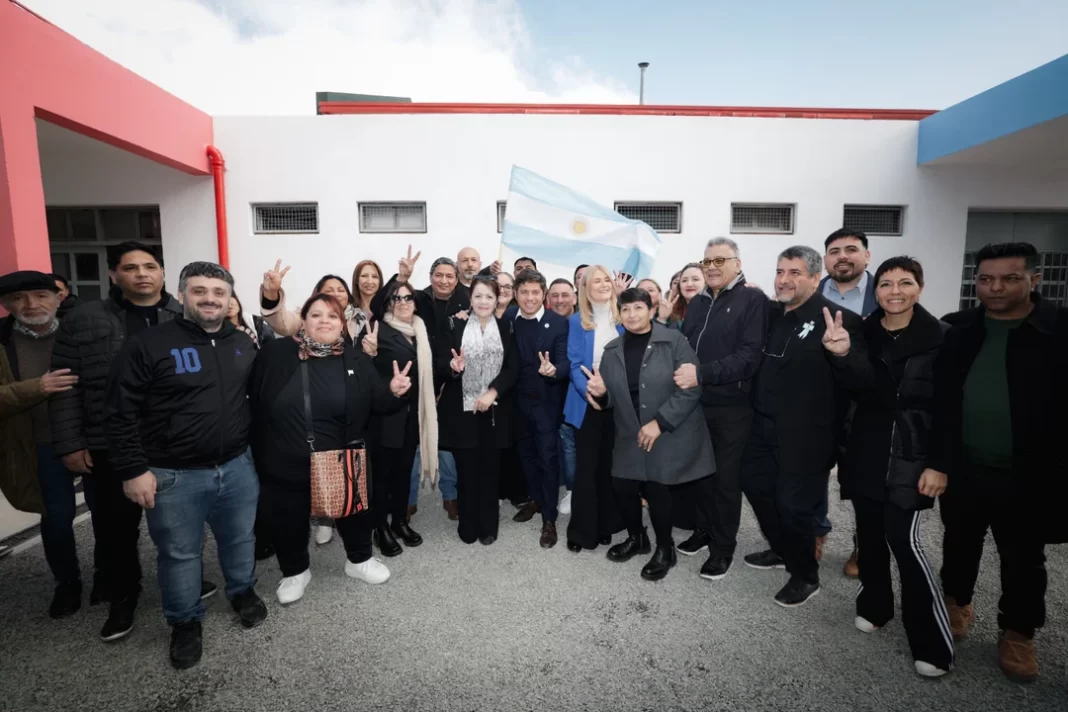 El gobernador bonaerense, Axel Kicillof, y su vice, Verónica Magario, cosecharon otra foto de unidad con candidatos de La Cámpora en la 3° sección electoral.