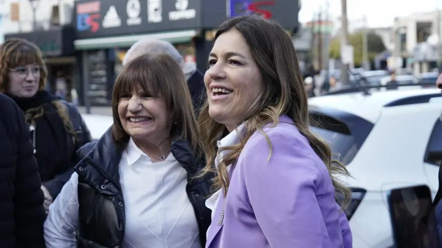 La diputada bonaerense, Florencia Retamoso junto a su referente, la ministra de Seguridad nacional, Patricia Bullrich.