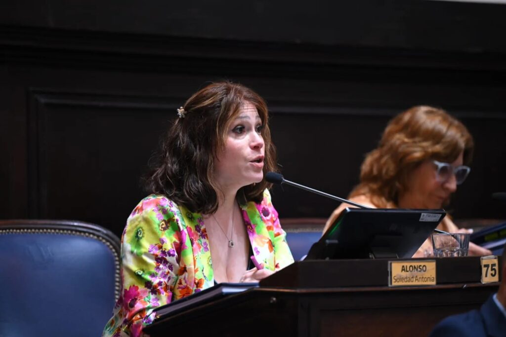 La diputada bonaerense de Unión por la Patria (UxP), Soledad Alonso. 