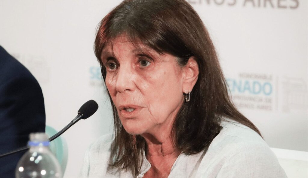 La senadora Teresa García es candidata a diputada nacional por Fuerza Patria en estas elecciones 2025.