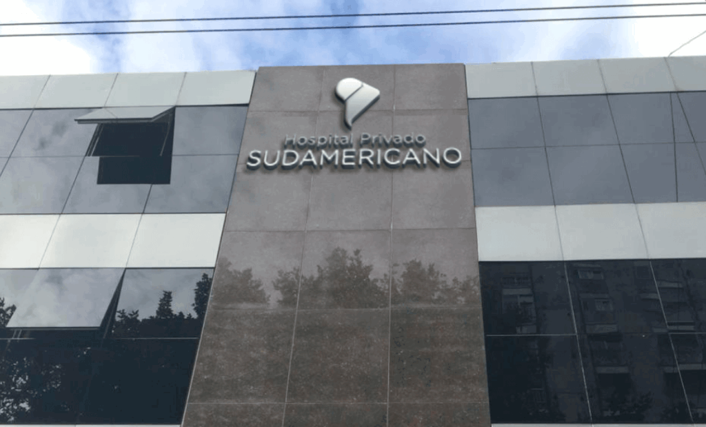 El Hospital Privado Sudamericano de La Plata, lugar donde murió Susana, una afiliada del IOMA.
