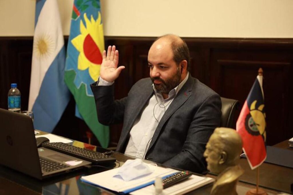 El nuevo titular del bloque UCR - Somos Buenos Aires, Agustín Maspoli.