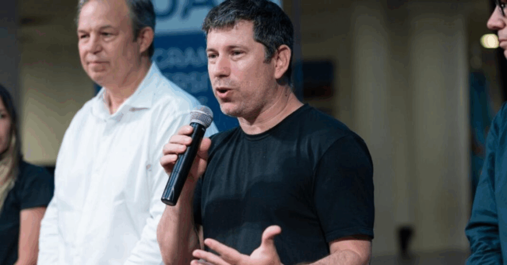 El diputado bonaerense y candidato de Somos Buenos Aires, Pablo Domenichini, lanzó su nueva campaña con un fuerte respaldo a las pymes.