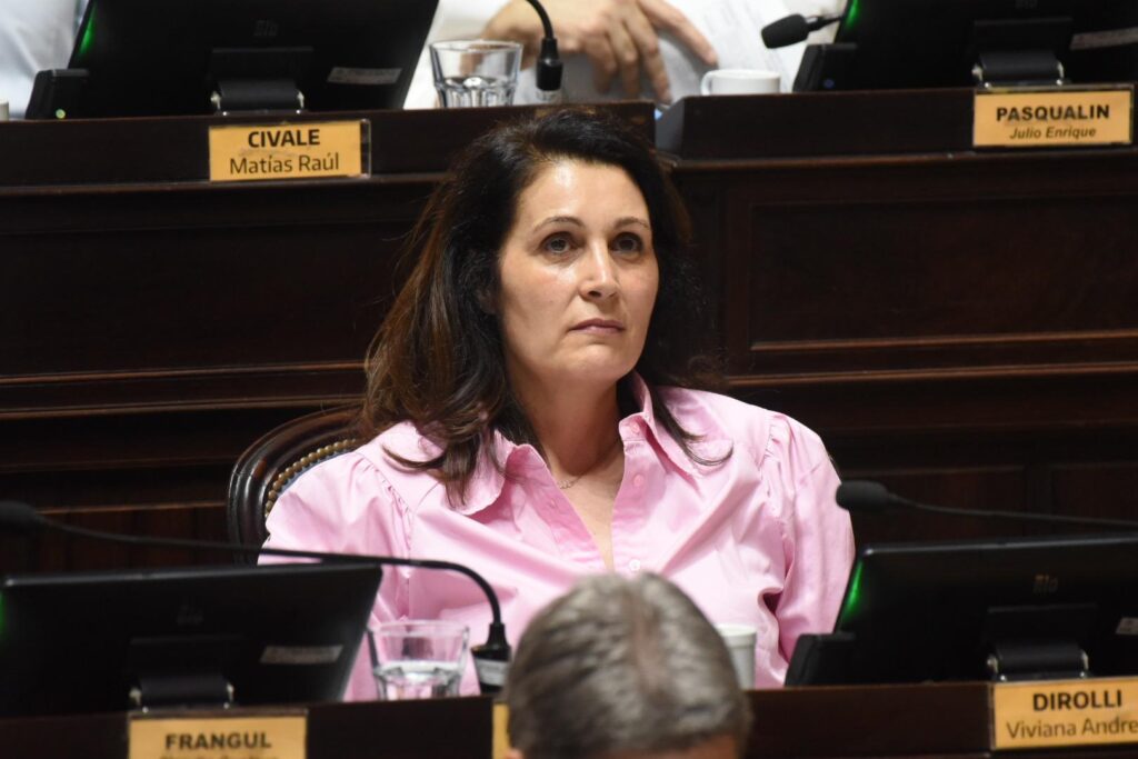 La diputada de Acuerdo Cívico, Viviana Dirolli, presentó un pedido de informes por el agua roja en el balneario de Carmen de Areco.