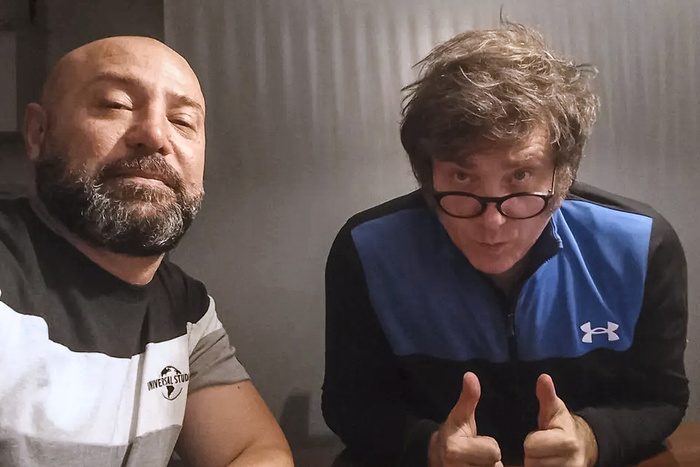 Pedido de coimas: el ex titular del ANDIS, Diego Spagnuolo, y el presidente Javier Milei.