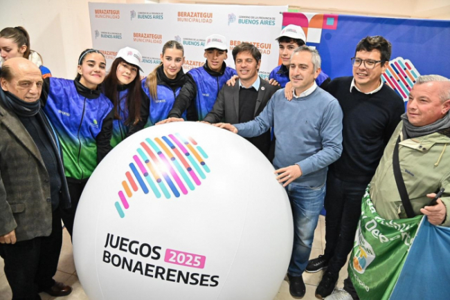 Andrés Larroque, destacó la decisión política de Kicillof de garantizar los Juegos Bonaerenses frente al ajuste nacional en materia deportiva.