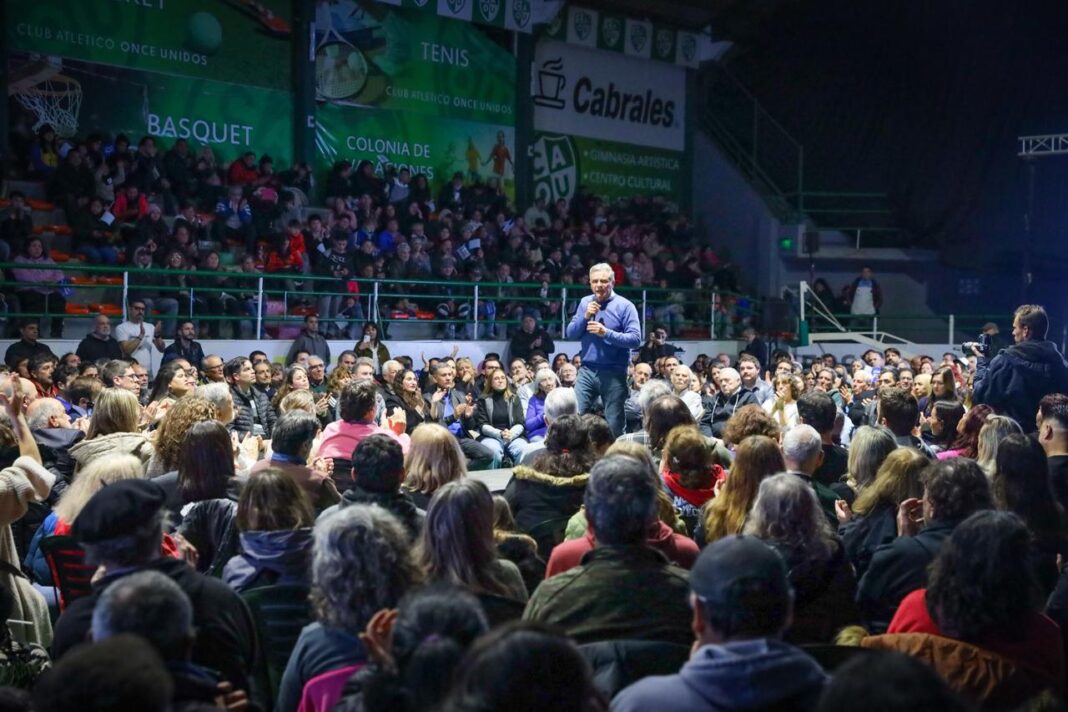 Acción Marplatense realizó un multitudinario encuentro con el candidato a concejal y diputado bonaerense, Gustavo Pulti.