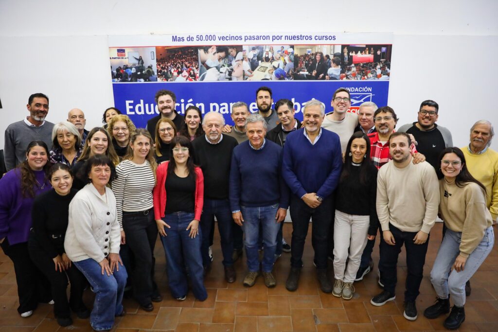 El candidato a Concejal Gustavo Pulti compartió un encuentro por el secretario de la CTA, Hugo Yasky.