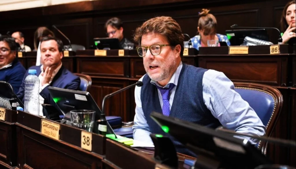 
Diego Garciarena, diputado bonaerense del bloque UCR + Cambio Federal.