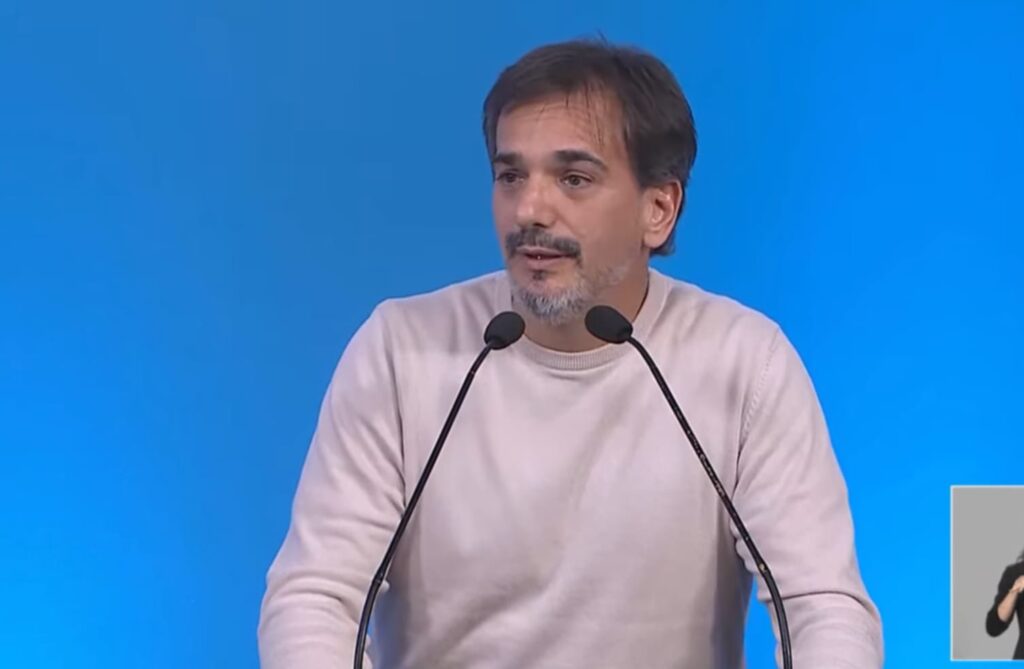 Elecciones 2025: Sebastián Galmarini dio una conferencia en el que adelantó el triunfo de Fuerza Patria.