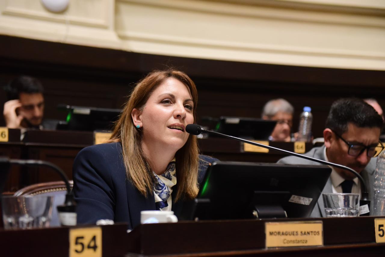 La diputada bonaerense del bloque Unión y Libertad, Constanza Moragues Santos.