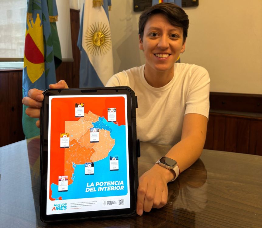 Elecciones 2025: la intendenta de Gonzales Chaves, Lucía Gómez, fue a las urnas con el sello Nuevos Aires.