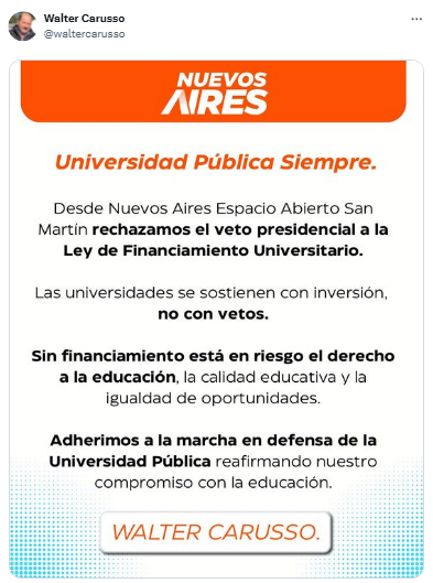 El veto presidencial a la Ley Universitaria y a la Ley de Emergencia Sanitaria desató una ola de críticas entre legisladores bonaerenses.