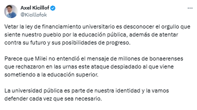 El veto presidencial a la Ley Universitaria y a la Ley de Emergencia Sanitaria desató una ola de críticas entre legisladores bonaerenses.